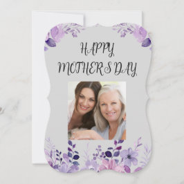 マザーズデイフラワーズフラットホリデーカード