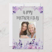 マザーズデイフラワーズフラットホリデーカード シーズンカード (正面)