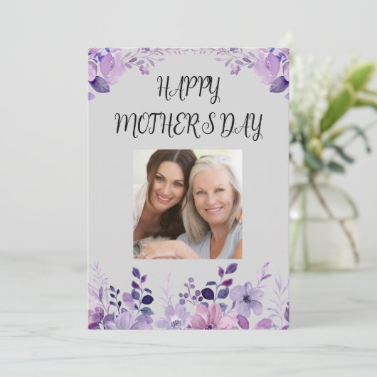 マザーズデイフラワーズフラットホリデーカード シーズンカード (スタンド正面)