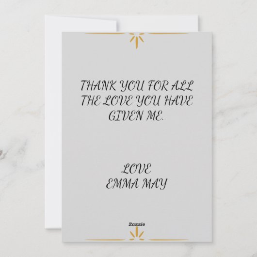 マザーズデイフラワーズフラットホリデーカード シーズンカード (裏面)