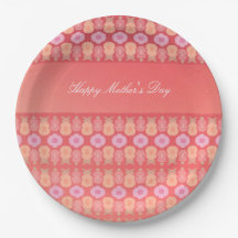 マザーズデイフローズ紙プレート