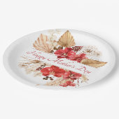 マザーズデイフローラパーティー ペーパープレート (アングル)