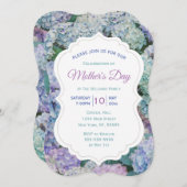 マザーズデイフローラブルーアジャクパーティー 招待状 (正面/裏面)