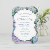 マザーズデイフローラブルーアジャクパーティー 招待状 (スタンド正面)