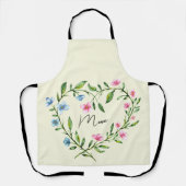 マザーズデイフローラリース天然植物学 エプロン (正面)