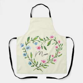 マザーズデイフローラリース天然植物学 エプロン