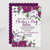 マザーズデイフローラ招待状フラットカード 招待状 (正面/裏面)