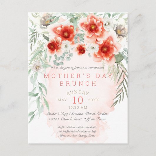 マザーズデイブランチイベントグループ ポストカード (正面)