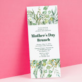 マザーズデイブランチエレガントボタニカルウォーター 招待状