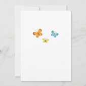 マザーズデイブランチフローララディバグバタフライ 招待状 (裏面)