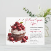 マザーズデイブランチ招待状 – カップケーキ事件 招待状 (スタンド正面)