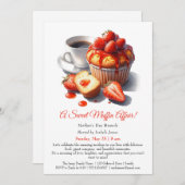 マザーズデイブランチ招待状 – マフィン事件 招待状 (正面/裏面)