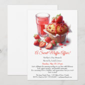 マザーズデイブランチ招待状 – マフィン事件 招待状 (正面/裏面)