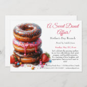 マザーズデイブランチ招待状 – マフィン事件 招待状 (正面/裏面)