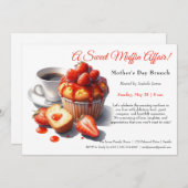 マザーズデイブランチ招待状 – マフィン事件 招待状 (正面/裏面)