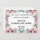 マザーズデイブランチ招待状 招待状 (裏面)