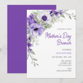 マザーズデイブランチ招待状 招待状 (正面/裏面)