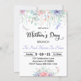 マザーズデイブランチ招待状 招待状