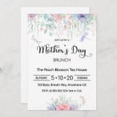 マザーズデイブランチ招待状 招待状 (正面/裏面)