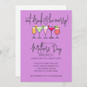 マザーズデイブランチ招待状 招待状 (正面/裏面)