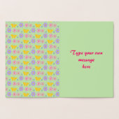 マザーズデイブランチ花と蝶カスタム 箔カード (内部)