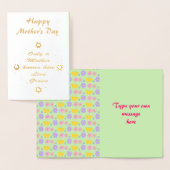 マザーズデイブランチ花と蝶カスタム 箔カード (ディスプレー)