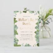 マザーズデイブランチ-フローラ、グリーンリー招待状 招待状 (スタンド正面)