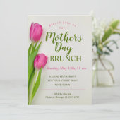 マザーズデイブルンチチューリップフローラ 招待状 (スタンド正面)
