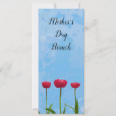 マザーズデイブルンチチューリップ招待状 招待状 (正面)