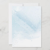 マザーズデイブルーウォーターカラーブランチフローラ 招待状 (裏面)