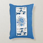 マザーズデイブルーフローラママ アクセントクッション (正面(垂直))