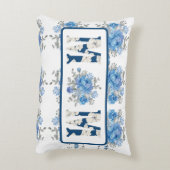 マザーズデイブルーフローラママ アクセントクッション (裏面(縦))