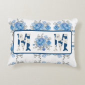 マザーズデイブルーフローラママ アクセントクッション (裏面)