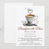 マザーズデイブレックファースト – ママと朝食 招待状 (正面/裏面)