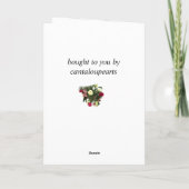 マザーズデイブーケカード シーズンカード (裏面)