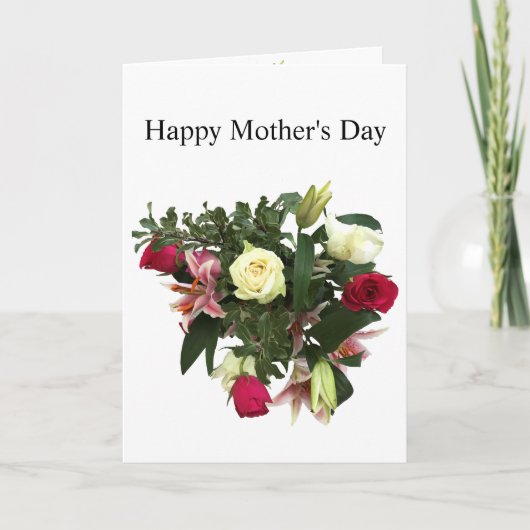 マザーズデイブーケカード シーズンカード (正面)