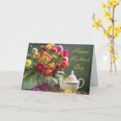 マザーズデイブーケ カード (黄色い花)