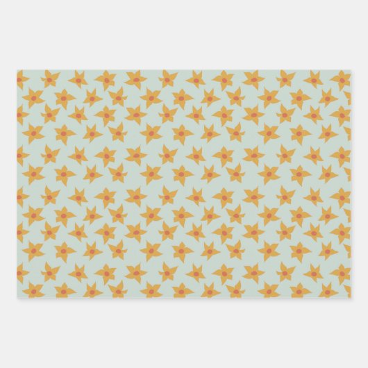 マザーズデイプニーフローラコレクション ラッピングペーパーシート (正面2)