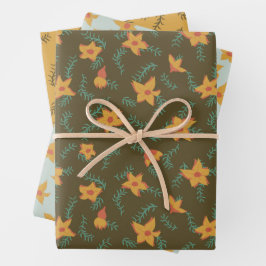 マザーズデイプニーフローラコレクション ラッピングペーパーシート