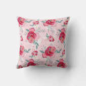 マザーズデイホットピンクバラ クッション (裏面)