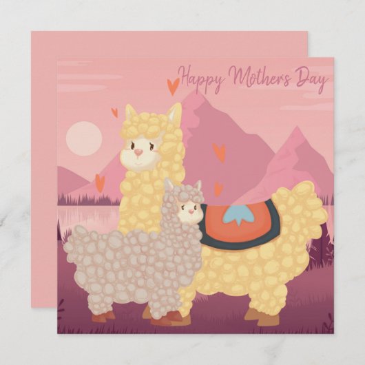 マザーズデイホリデーカード シーズンカード (正面/裏面)