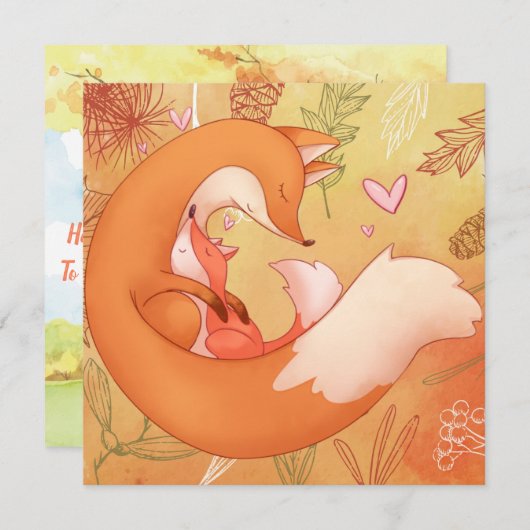 マザーズデイホリデーカード シーズンカード (正面/裏面)