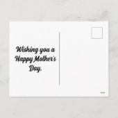 マザーズデイホース&子馬ホリデーポストカード シーズンポストカード (裏面)