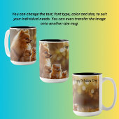 マザーズデイポメラニア犬 ツートーンマグカップ