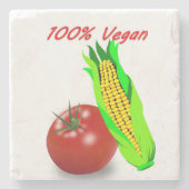 マザーズデイマーブルストーンコースター100%ビーガン ストーンコースター (正面)