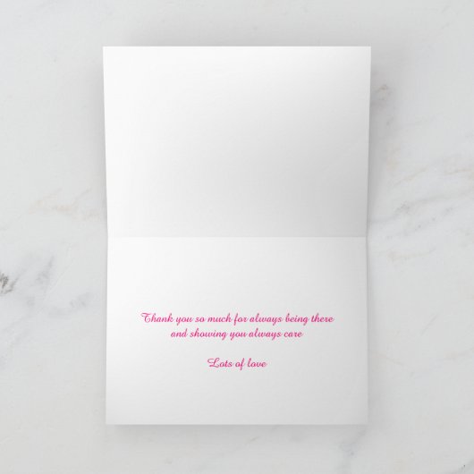 マザーズデイムウォーター色オーキッドカスタムカード カード (内部)