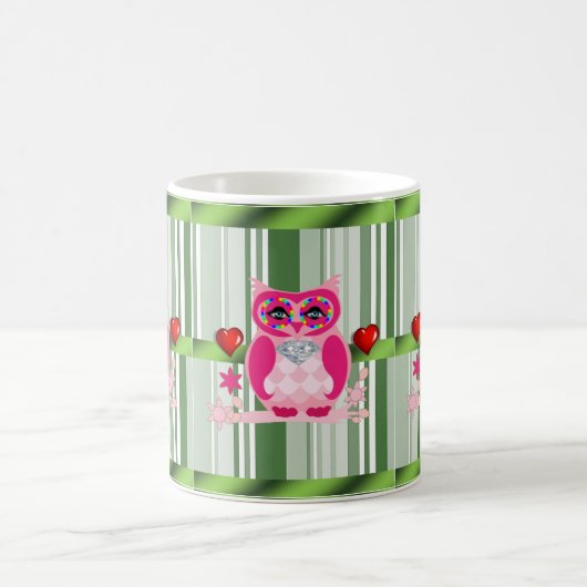 マザーズデイムグフクロウ コーヒーマグカップ (中央)