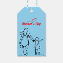 マザーズデイラインアートピロー – ママ&チャイルドラブ ギフトタグ