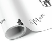 マザーズデイラッピング紙 |ギフトエレガント紙 ラッピングペーパー (ロールコーナー)