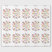 マザーズデイラッピング紙 ラッピングペーパー (フラット)